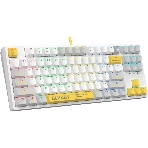 Клавиатура проводная A4Tech Bloody S87 Energy (S87 USB ENERGY WHITE) USB белый/желтый, фото26