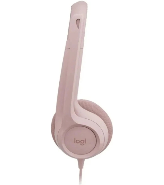 Гарнитура Logitech Stereo Headset H390 розовый, проводная, USB, регулятор громкости, шумоподавление микрофона