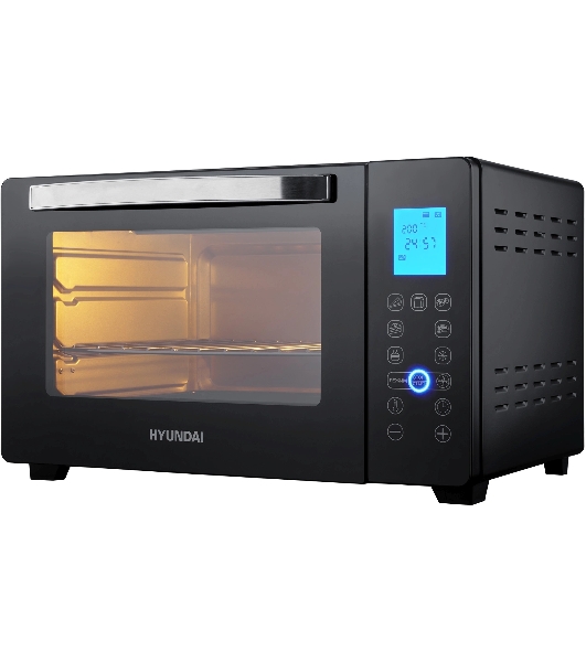 Мини-печь Hyundai MIO-HY096 28 л, 1600 Вт, черный