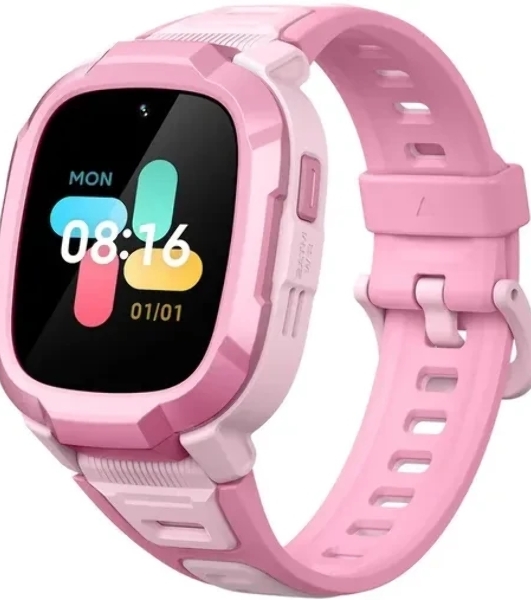 Детские умные часы Mibro Kids P6, 1.4' TFT, 4G, Bluetooth, USB Type-C, IPX7/WR20, розовый