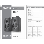 Акустическая система SVEN SPS-512 2.0 черные, фото4