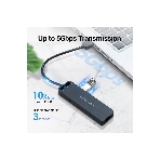 USB-концентратор Vention CHLBF, USB 3.0, USB 4 порта, USB, фото6