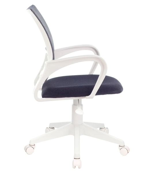 Кресло Бюрократ CH-W695NLT TW-04 TW-12 темно-серый, сетка/ткань, 120 кг, механизм качания
