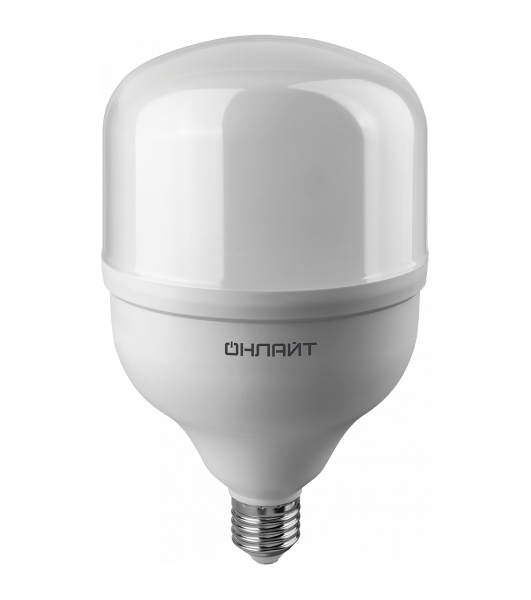 Лампа светодиодная ОНЛАЙТ 82904 OLL-T125-50-230-840-E27Е40 высокомощная 50 Вт 4000К нейтр. белый E27/E40 3500 лм 176-264В