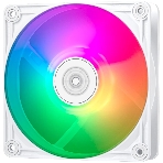 Вентилятор для корпуса Silverstone VISTA 120 ARGb белый, 120 мм, 2000 об/мин, 30.6 дБ, 4 pin, фото 1