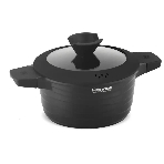 Кастрюля Rondell Walzer RDA-766, 4.7 л, 24 см, с крышкой, черный, фото 1