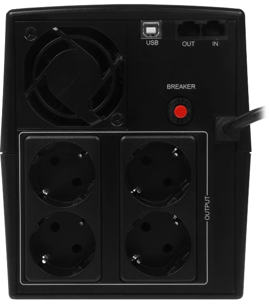 Источник бесперебойного питания Ippon Back Basic 1500 Euro 900Вт 1500ВА черный