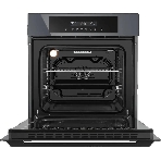 Шкаф духовой электрический Maunfeld AEOD60103G1, 60л, дверца с 3 стеклами, графит, фото5