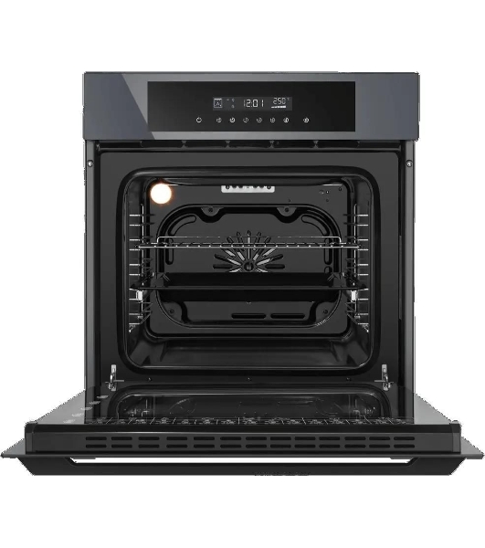Шкаф духовой электрический Maunfeld AEOD60103G1, 60л, дверца с 3 стеклами, графит