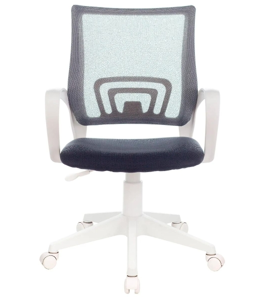 Кресло Бюрократ CH-W695NLT TW-04 TW-12 темно-серый, сетка/ткань, 120 кг, механизм качания