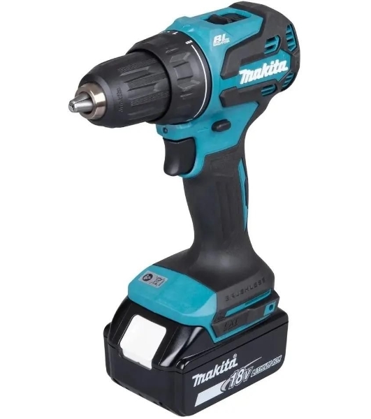 Дрель-шуруповерт Makita DDF490SF1J, 18 В, 3 Ач, 50 Нм, бесщеточный