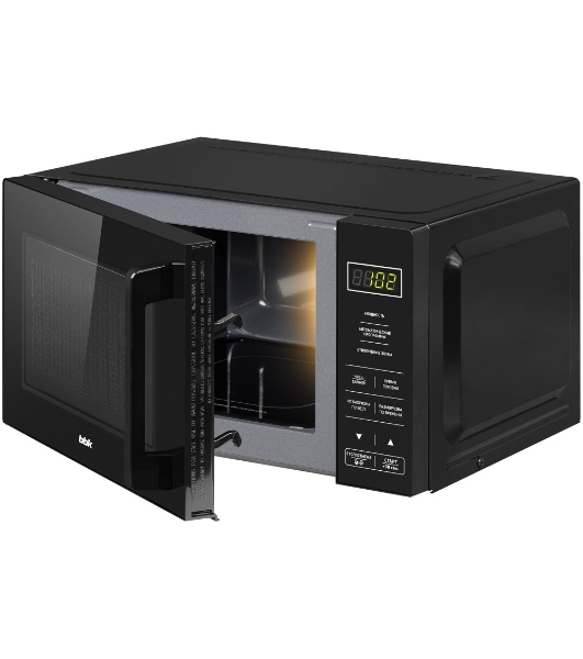 Микроволновая печь BBK 20MWS-750S/B черный, 20 л, 700 Вт, переключатели - сенсор