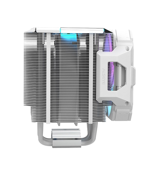 Кулер для процессора Alseye i600-W белый, 120 мм, алюминий/медь, 2300 об/мин, 37.8 дБ, 4 pin, 265 Вт, 160 мм