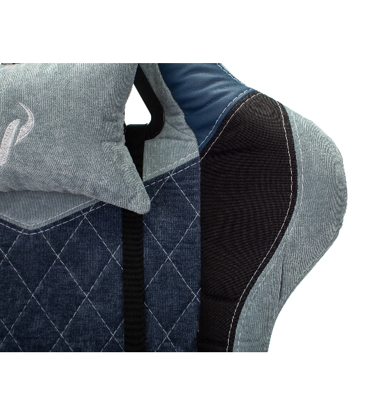 Кресло Бюрократ VIKING 7 KNIGHT BL FABRIC синий, ткань, 120 кг, механизм качания
