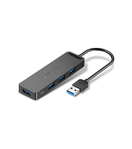 USB-концентратор Vention CHLBF, USB 3.0, USB 4 порта, USB
