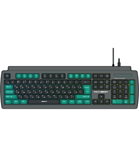 Клавиатура Raskat KG001 проводная, USB Type-A, серый