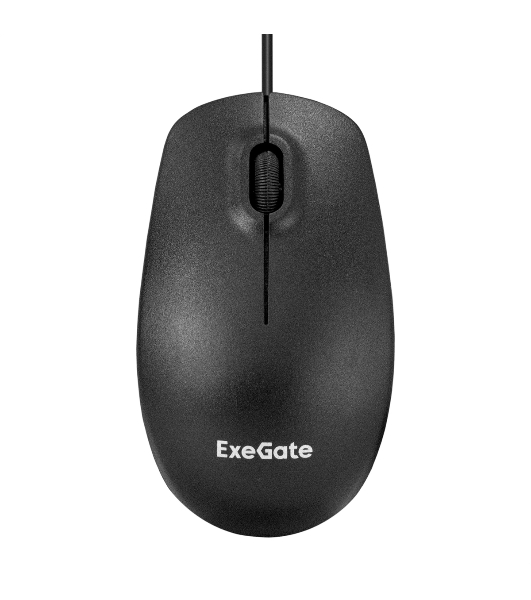 Комплект клавиатура+мышь ExeGate MK150 проводной, USB, 1200 DPI, чёрный