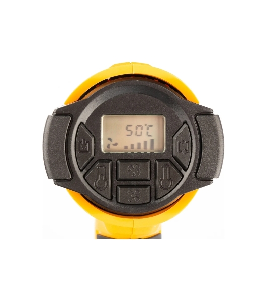 Фен технический Denzel HG-2000E, 2000 Вт, 2 режима, LCD дисплей