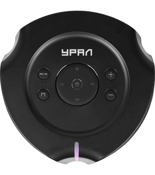 Портативная колонка Ural Болт 45х20 черный 450W 2.0 BT/3.5Jack/USB-C 10м 8000mAh (УРАЛ БОЛТ 45Х20)