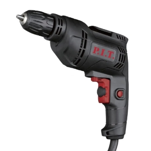 Дрель-шуруповерт P.I.T. PBM10-C, 400Вт, 25 Нм, щеточный