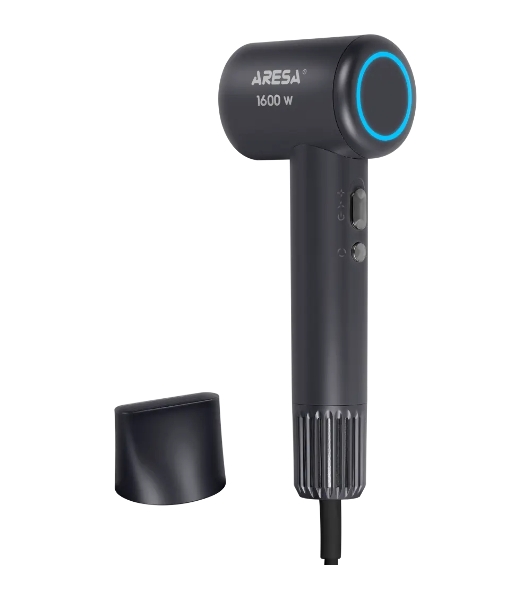 Фен ARESA AR-3233 графит, 1600 Вт, ионизация