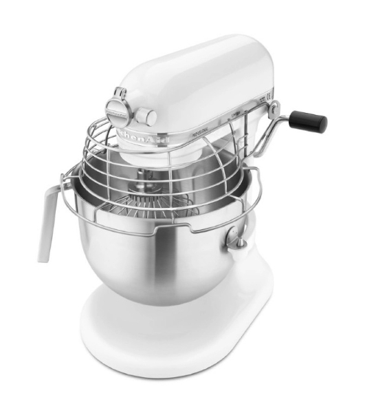 Миксер с подъемной чашей KitchenAid 5KSM7990XEWH Professional 6.9л белый