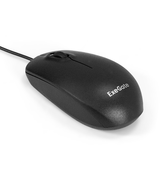 Комплект клавиатура+мышь ExeGate MK150 проводной, USB, 1200 DPI, чёрный