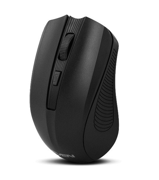 Мышь беспроводная SVEN RX-400W черный, 1400 dpi, радиоканал, USB, кнопки - 4