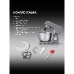 Миксер планетарный Hyundai HYM-S5451 1000 Вт, серый/черный, фото7