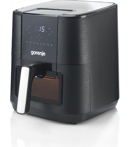 Аэрогриль Gorenje AF1350DWB черный, 1350 Вт, 5.4 л, сенсор, 8 программ