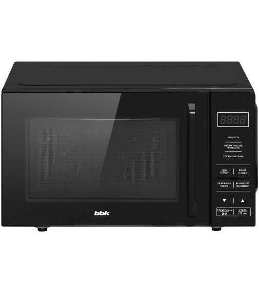 Микроволновая печь BBK 20MWS-750S/B черный, 20 л, 700 Вт, переключатели - сенсор