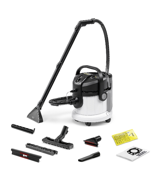 Пылесос моющий Karcher SE 4 белый, 1000 Вт, уборка влажная/сухая, пылесборник контейнер 4 л