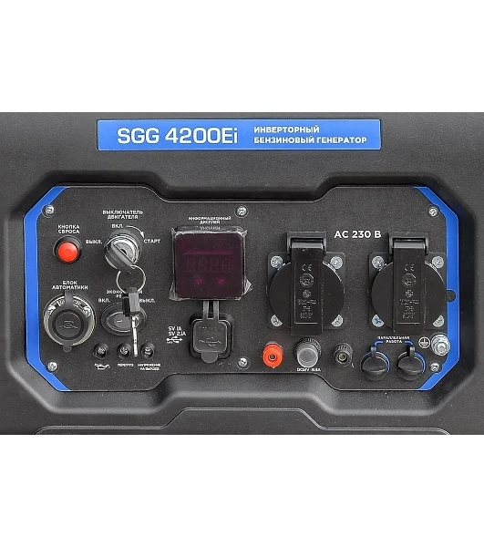 Электрогенератор бензиновый инверторный ТСС SGG 4200Ei, 4.8 кВт, 74 дБ, 35 кг