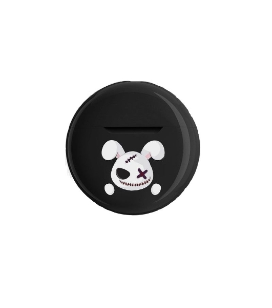 Наушники TWS ViBE BT 0100 'Rabbit' черный, вкладыши, Bluetooth, сенсорное управление, до 4 ч