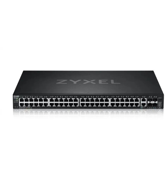 Коммутатор L3 Access Zyxel NebulaFlex Pro XGS2220-54, rack 19', 48xRJ-45: 1G, 2xRJ-45: 1/2.5/5/10G, 4xSFP+