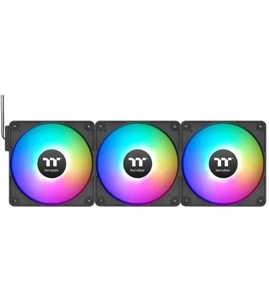 Вентилятор для корпуса Thermaltake CT120 EX Sync ARGB 120х120x25 черный 4-pin 28.5дБ (упак.:3шт) (CL-F181-PL12SW-A) Ret