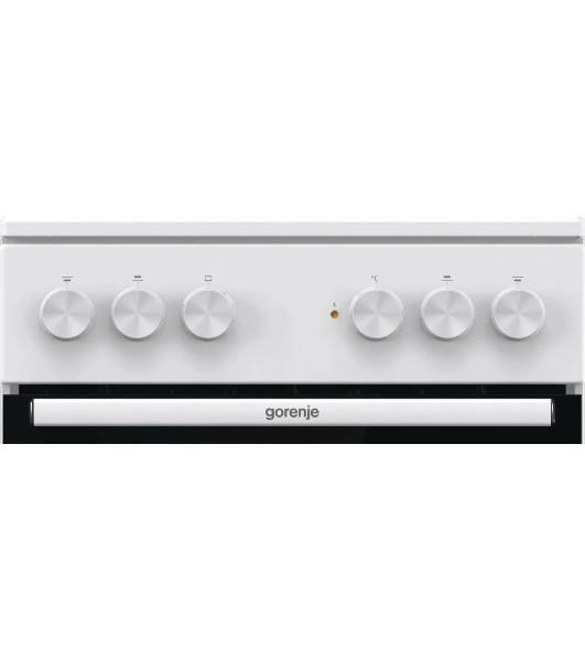 Плита электрическая Gorenje GEC5A41WG белый, конфорок 4 электрических, духовка 62 л, 50 см x 85 см x 59.4 см