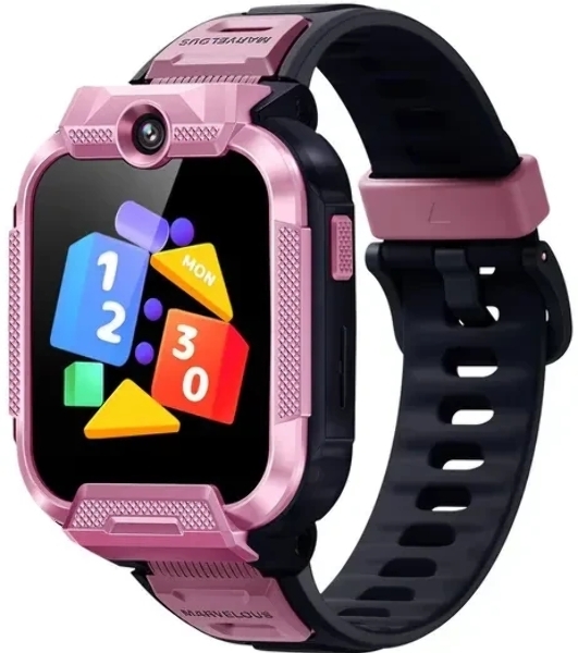 Детские умные часы Mibro Kids Z5, 1.69' TFT, 4G, Bluetooth, 2ATM/WR20, розовый