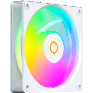 Вентилятор для корпуса Ocypus Gaммa F12 Elite WH ARGB REVERSE BLADE, 120x120x25мм, 4-PIN PWM, 600-1800 RPM, 26 DBA MAX, HYDRO BEARING