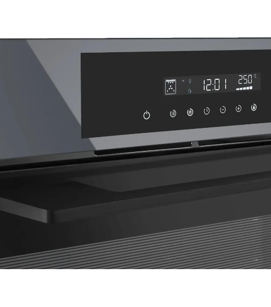 Шкаф духовой электрический Maunfeld AEOD60103G1, 60л, дверца с 3 стеклами, графит