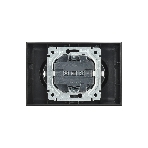 Розетка 2-местная IEK BRITE РС12-3-БрЧ с заземлением, без защитных шторок, 16А в сборе, черный, фото4