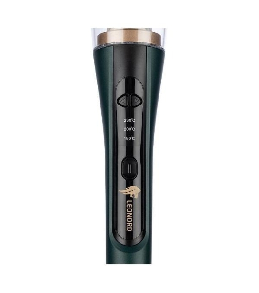 Щипцы для завивки волос Leonord LE-1201 зеленый/золотистый, 230 °C, 3 режима