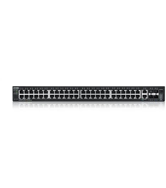 Коммутатор L3 Access Zyxel NebulaFlex Pro XGS2220-54, rack 19', 48xRJ-45: 1G, 2xRJ-45: 1/2.5/5/10G, 4xSFP+