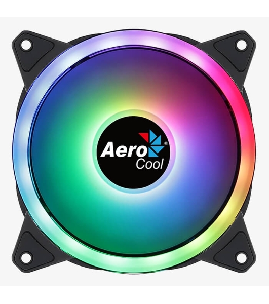 Вентилятор для корпуса Aerocool/Formula Duo 12 черный, 120 мм, 1000 об/мин, 19.7 дБ, 6 pin