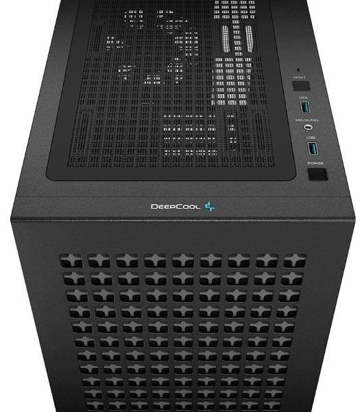 Компьютерный корпус Deepcool CH370 черный без БП mATX 1x120мм 1xUSB 2.0 1xUSB 3.0 audio bott PSU