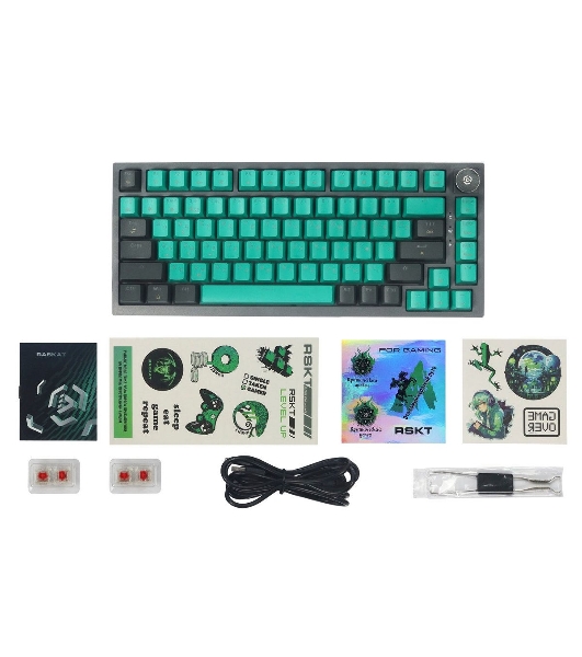 Клавиатура Raskat KM006 проводная, USB Type-A, чёрный/серый