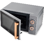 Микроволновая печь Vitek VT-MW1920 серый/золотистый, 20 л, 700 Вт, переключатели — поворотный механизм, фото4