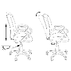 Кресло Бюрократ KD-W10AXSN/26-22 красный, ткань, 120 кг, фото5