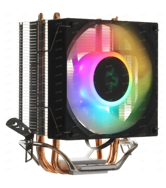 Кулер для процессора DEEPCOOL AG300 LED, 92 мм, алюминий/медь, 3050 об/мин, 30.5 дБ, 4 pin, 150 Вт, 129 мм