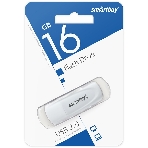 Флешка USB Smartbuy Scout White (SB016 Gb2SCW), 16Gb, USB 2.0, R/W 15/8, белый, фото2